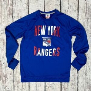 New York Rangers NHL Hockey Crewneck Sweatshirt Youth Boys Kids
